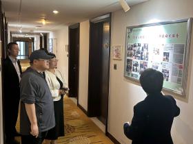 曹建民秘书长考察河北宏苑宾馆三式服务
