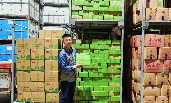 山东沂源张家坡镇:“电商+”助力“沂源红”“畅”销四方