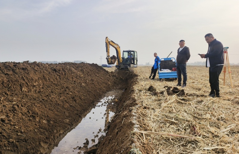 军埠口综合项目发展服务中心:扎实推进农田排水设施建设 筑牢乡村振兴“耕”基