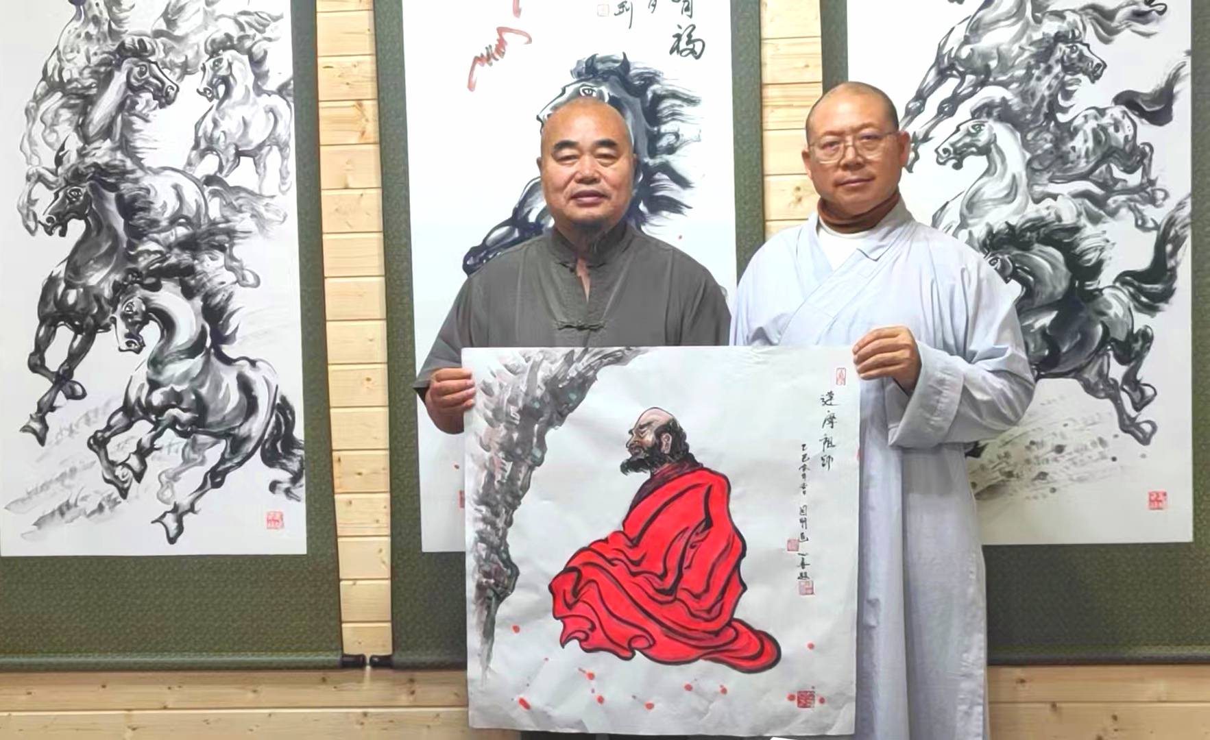 浙江临海仙山禅寺书画院正式成立