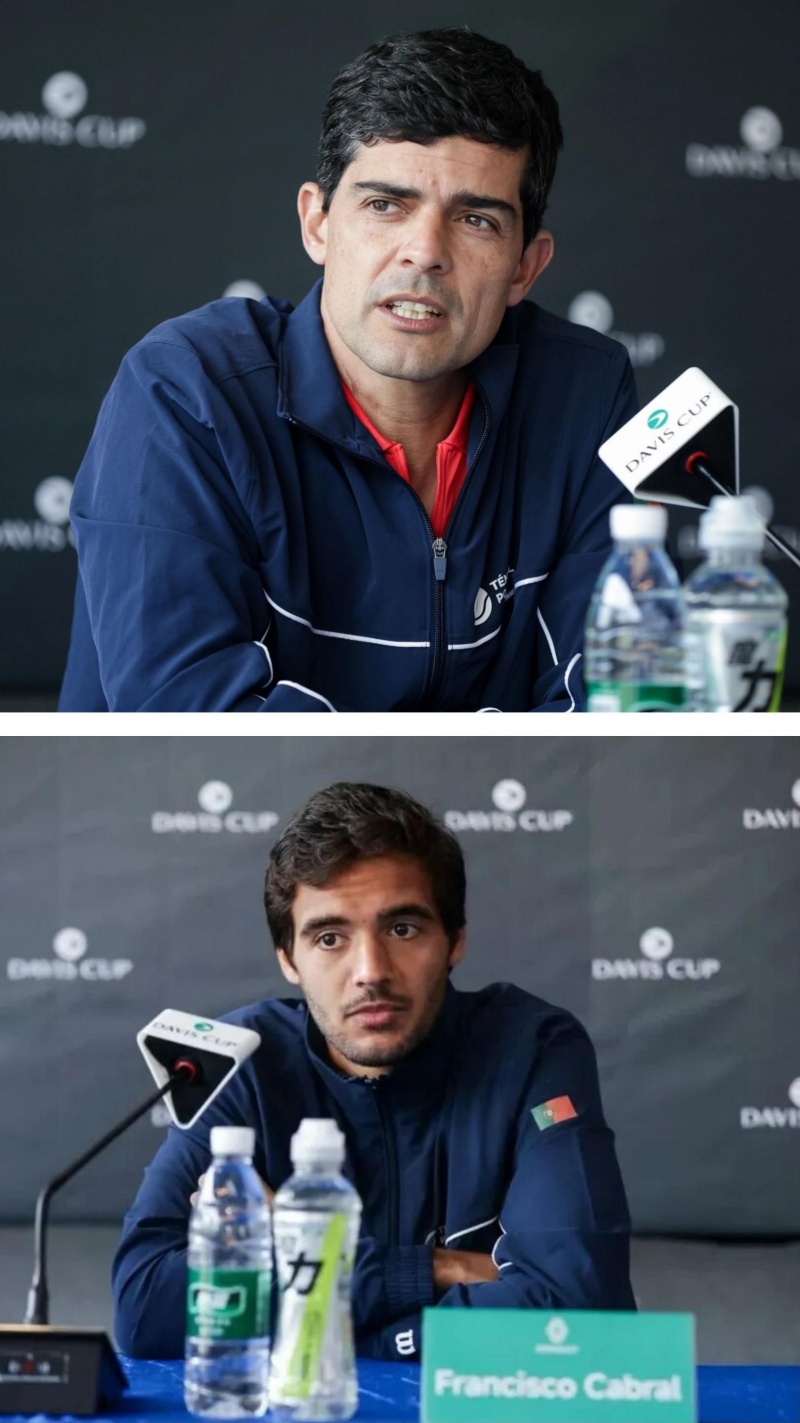 戴维斯杯开赛在即，葡萄牙队走进大湾区灯会