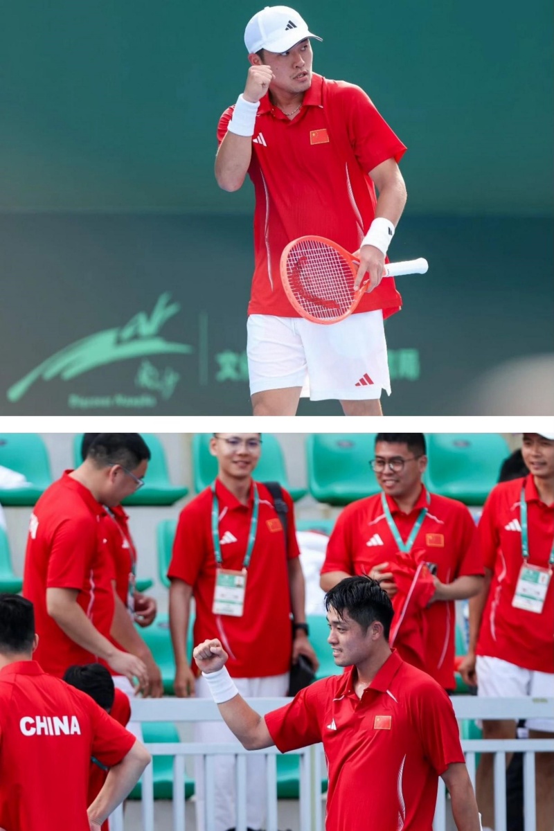 戴维斯杯首日中国战平葡萄牙，吴易昺击败强敌！