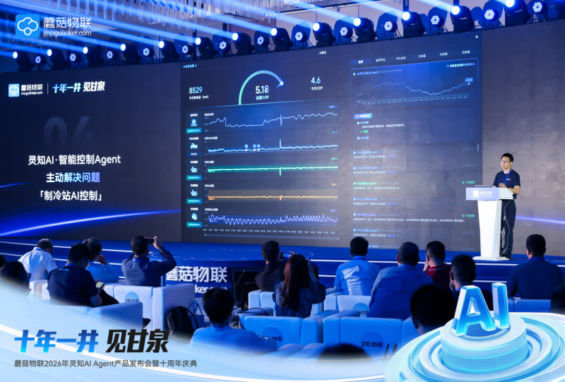 工业AI迈入”代理人时代”:蘑菇物联十周年发布首个工业”即拿即用”AI Agent