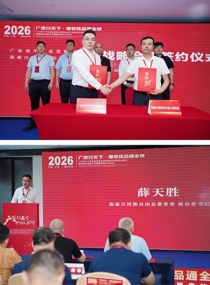广东省牛产业发展促进会强链:“标准+溯源”织牢牛肉供应链体系