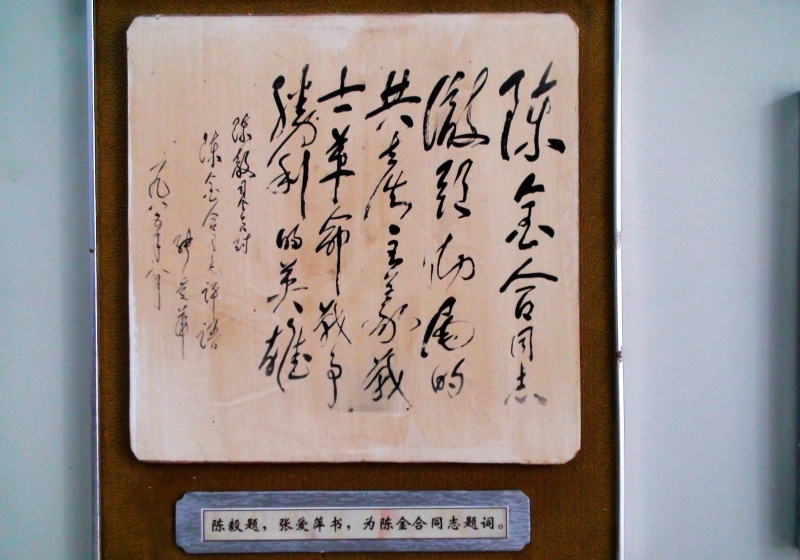 拜谒陈金河烈士