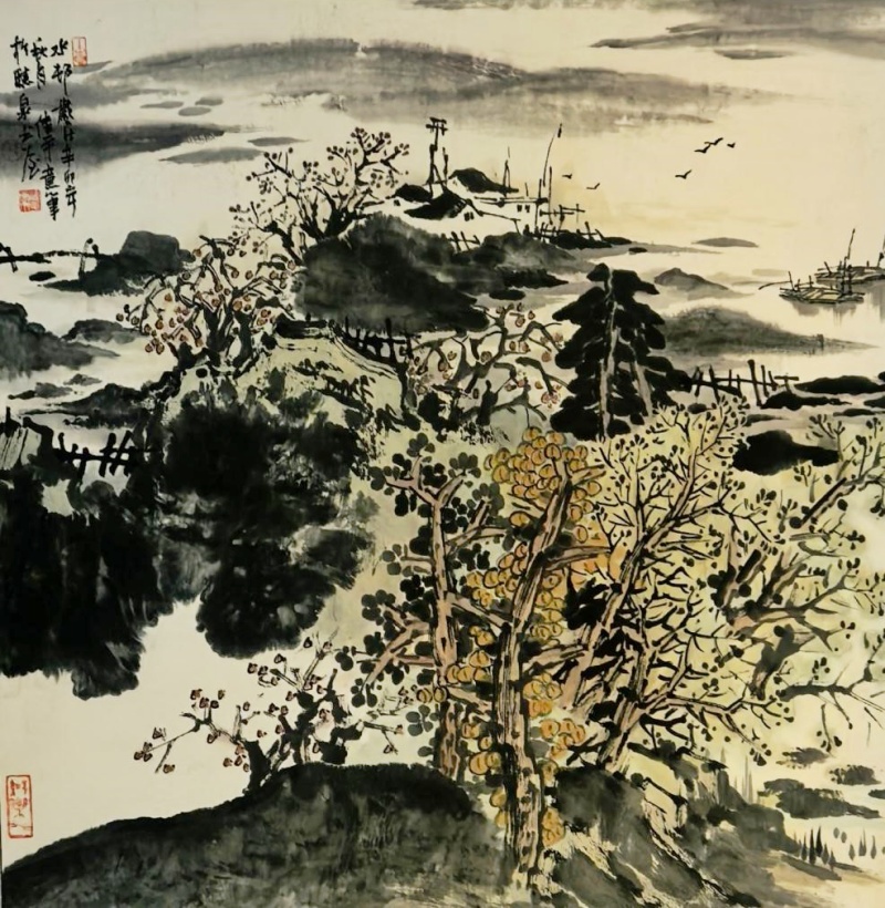 “百斗于初心,素墨绘青山”——枣庄画家李伟平山水画展在京开幕