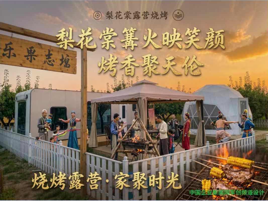 雨润梨园  龙腾棠开  ——固安梨花棠康养露营基地盛大开业